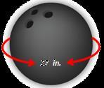 2. Use geometric models of length and area to help you solve the following problems. a. The circumference of a standard bowling ball is 27 inches.