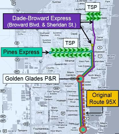 UPA Transit Improvements Two New Routes Pines Blvd Express Dade-Broward Express