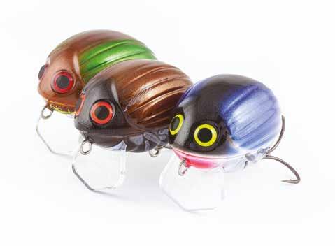 Fitted with a long-cast design - Salmo Infinity Cast System (SICS) - LIL BUG is a great lure for casting into tight spots close to cover, or for drifting with