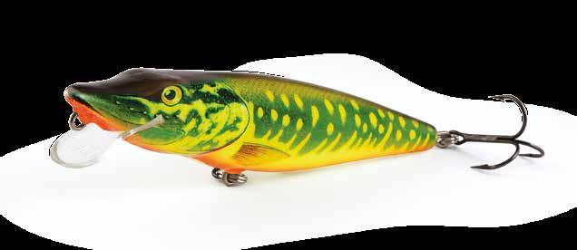 Our Salmo PIKE crankbait is unmatched by any other lure, both in terms of a perfect pike colour pattern and a specific action