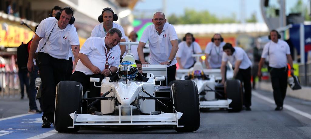 ULTIMATE LEGEND Feel the thrill of the circuit with a ride in the F1 Experiences two-seater car while guests also enjoy the luxuries of the Formula One Paddock Club...the closest you can get to F1.
