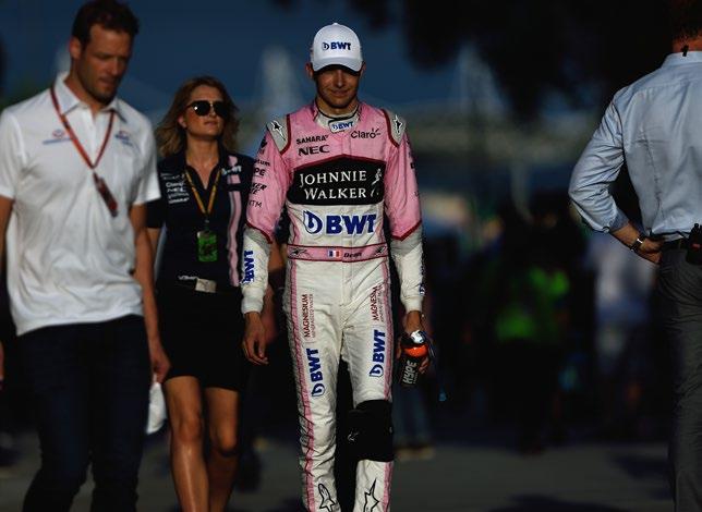 ESTEBAN OCON Esteban Ocon may have landed his F1 seat mid-season in 2016, following the departure of Rio Haryanto, but the Frenchman arrived on the grid with plenty of relevant experience, having