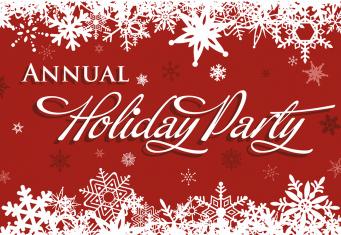 The party will begin at 6:00 pm and dinner will be served at 6:30 pm. The little dancers will be performing and there will be a visit from Santa.