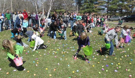 turn out for our annual Easter Egg Hunt