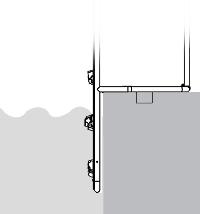 1 to 4 FROM EDGE OF CLIMBING WALL FRAME TO DECK DECK FRAME TO DECK CLEARANCE FIGURE D FRONT 3 ANCHOR POINTS POOL WALL FRAME REAR 3 ANCHOR POINTS OUTSIDE BRACKETS MECHANICAL ANCHORS POSITIONING,