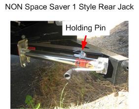 Or, you can remove them completely from the trailer and stow them elsewhere (e.g. tow vehicle, toolbox).