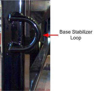 All stabilizer cables need only be snug once the wall has been fully raised. Turn the turnbuckle to tighten or loosen the cables until they are snug only.