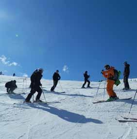 exam Ad hoc ski school shadowing Structured Practice Performance training with