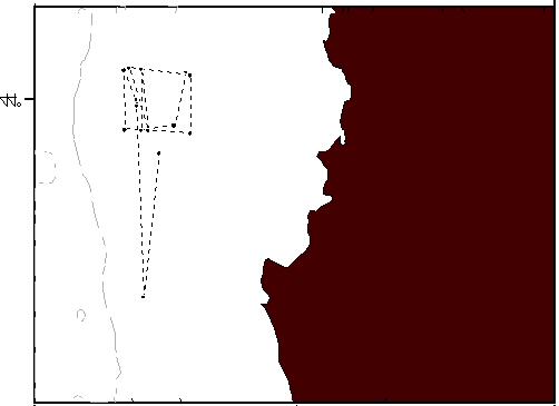 Figure 8. Vessel track for the Trinity Ledge survey on September 12, 2000.