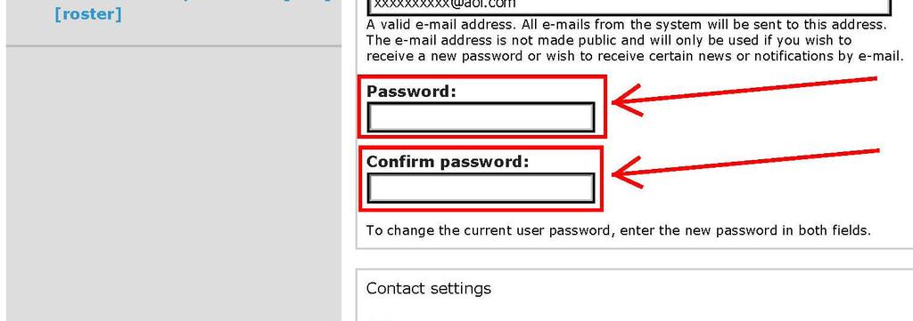2 Change Password All Youth Coordinators, Registrar s Secretary s Team Managers and Coaches must have a UNIQUE