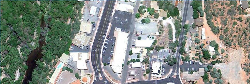 Sedona, AZ (5 Roundabouts) Kept the roadways narrow