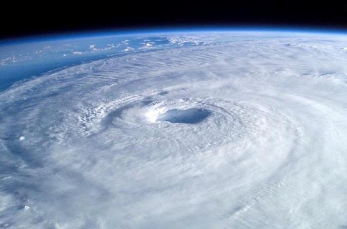 What is the eye of a hurricane?