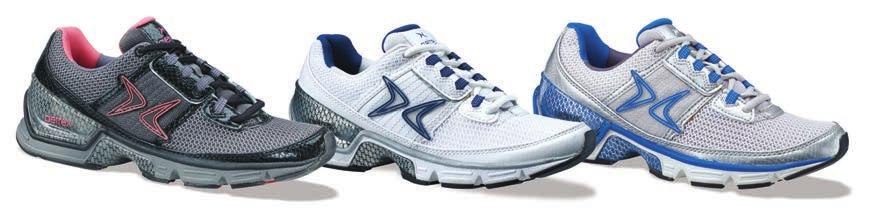Sizes 5-11 Widths: Medium (B/C), Wide (D/E), X-Wide (2E/3E) Removable Depth - 3/16 Q560W BLACK Q562W WHITE/LIGHT BLUE Q568W SILVER/RASPBERRY Zoom runners - Z last for superior support & cushioning -