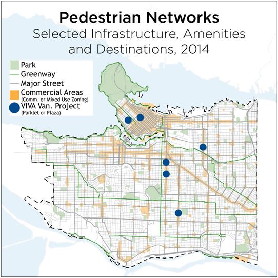 Transportation Networks in Vancouver Sustainable transportation choices require safe, accessible and convenient facilities, infrastructure and services that support them.