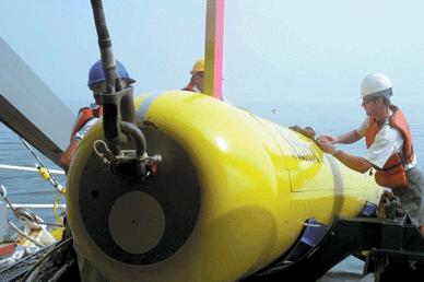 for weapons and sensors. And similarly, NAVOCEANO will be the primary source of environmental information for supporting the operation of unmanned undersea vehicles (UUVs) in the future.