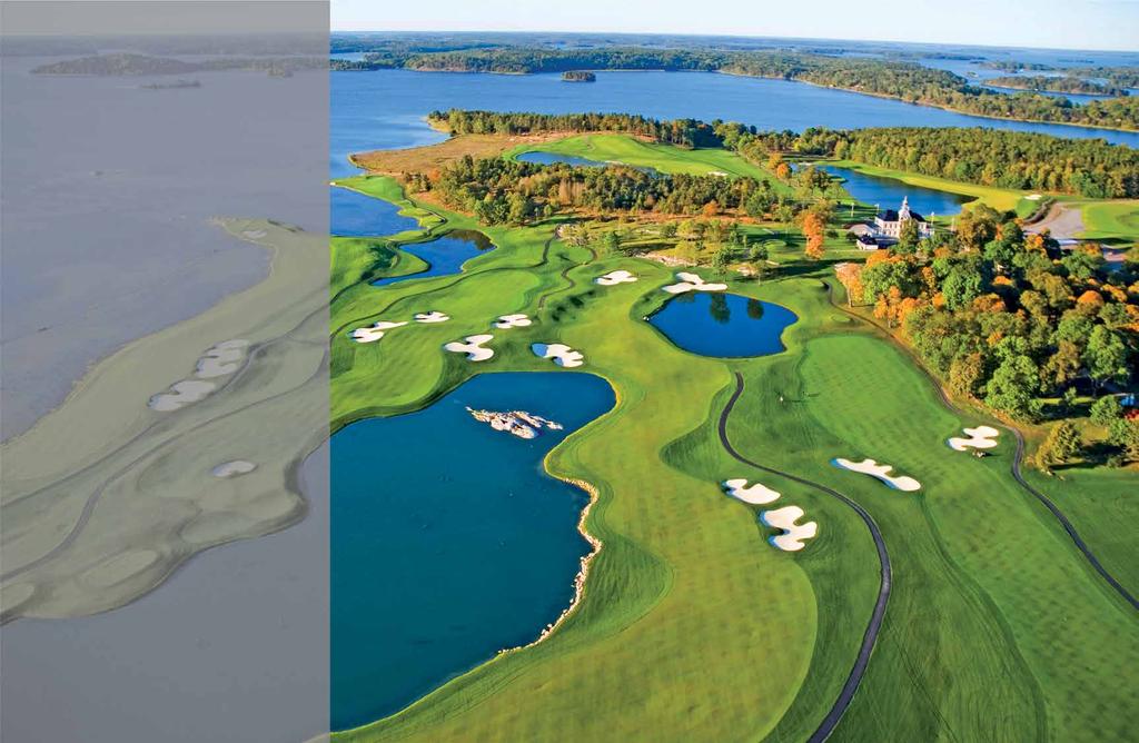 The course, originally designed by Swedish hockey legend Sven Tumba, underwent a Nicklaus redesign in 2012 to enhance its play.