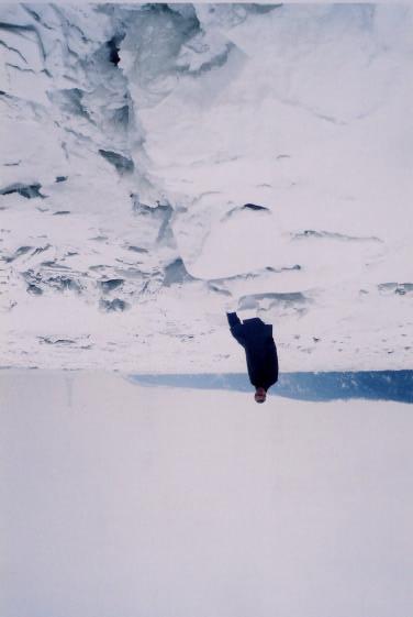 Photo 9 From the edge of the batture at Pointe de-la-martinière, looking east, February 19, 2003; ice was quite