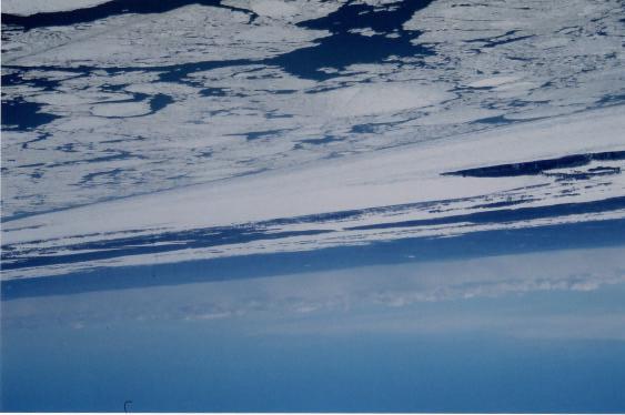 February 19, 2003; in foreground, 10 tenths, medium brash ice.
