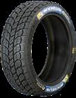 asphalt rain tyre is authorised (except Rallye Monte Carlo where a snow tyre is available instead of a rain tyre) Only one type of gravel tyre (construction + tread pattern) and two