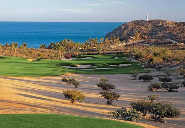 Nicklaus feels at home in Cabo, where he now has six courses, including Cabo del Sol (top).
