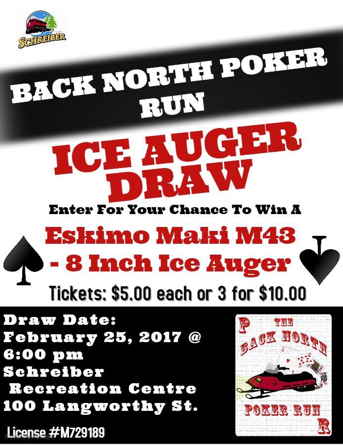 Back North Poker Run Ice