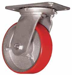HZ CAPACITY HEAVY DUTY TO 1,500LBS EZ ROLL INDUSTRIAL CASTERS APPLICATIONS Typical uses for the HZ series include large platform trucks, cargo containers, drying racks, and freight
