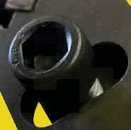 1.75 inches, 500 degree F/5 min, breaking strength: 9000lb Nosings Color: Black Material: MIL-A-46100 High-Hardness