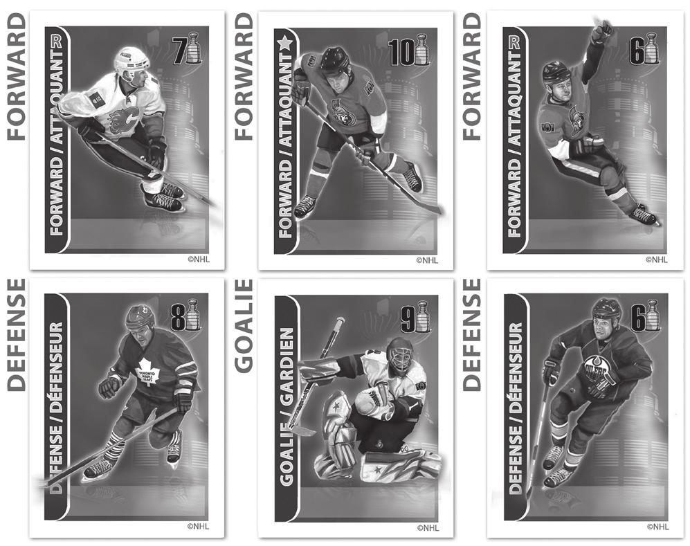 the home team for the first, second (and if necessary) fifth and seventh games. The home team gets to play Stanley Cup cards first. STEP TWO: SELECTING PLAYER CARDS 3.