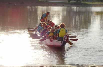 AusChamps 2017 - Albury Wodonga At the Opening Ceremony our Brave Hearts wooden ceremonial dragon boat was paddled by members of Brave Hearts and Warriors.
