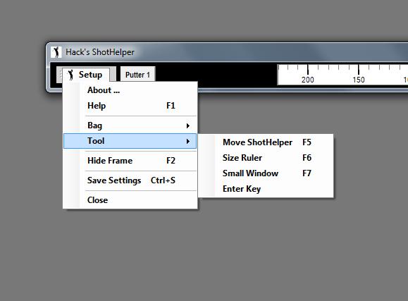 Move ShotHelper Pressing <F5> allows moving the ShotHelper window in frameless mode. Just grab the ShotHelper logo and adjust the position.