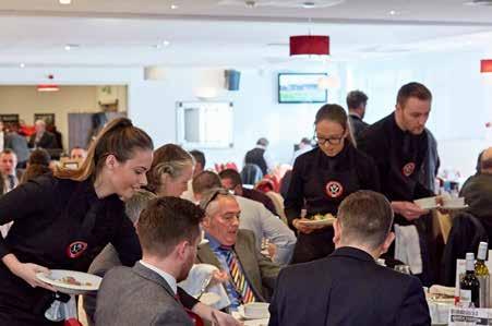 Suite Exclusive SUFC gift for each guest Match day programmes and team sheets Licensed betting facilities Soup, tea and coffee at half-time Refreshments at