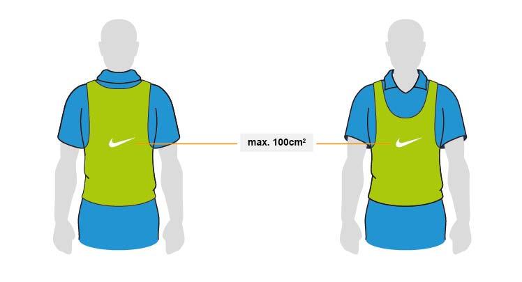 51. Warm-Up Bibs 51.1. For any Matches where the AFC has not provided warm-up bibs, Member Associations or Participating Clubs may display two (2) types of Manufacturer Identification registered with