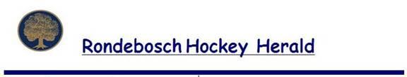 ISSUE #44 23 AUGUST 20 E-mail Circulation is currently 3 Visit http://www.sahockeyworld.co.
