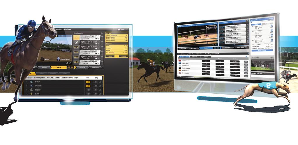 Virtual Horse Racing Virtual Dog Racing Sleek, must-have, and popular Exceedingly fast-paced betting Our Virtual Horse Racing product provides fast-paced, real-money-betting on virtual races.