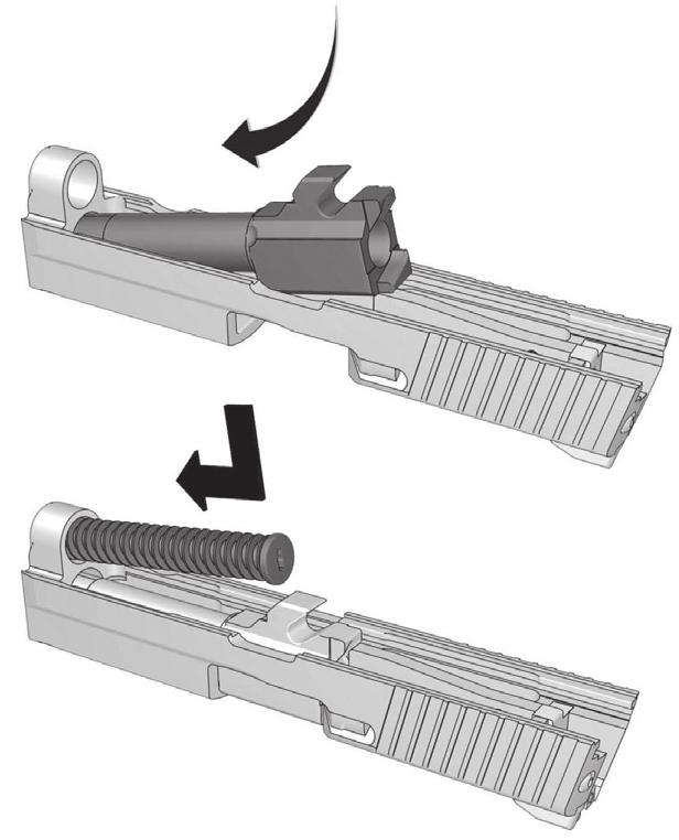 Solvents can be harmful to the surface finish of the pistol. Read and follow the manufacturer s warnings before using solvents or cleaners. Wear eye protection. Avoid over-lubrication of components.