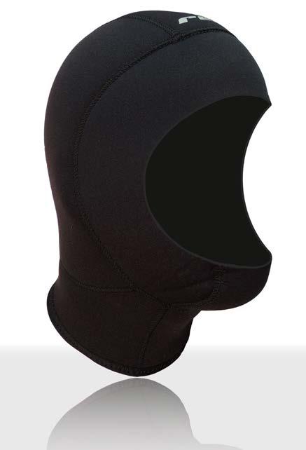 Reef cold water dive hood The Reef Cold Water Dive Hood is made with a 5mm Double Nylon II Neoprene head piece with a 3mm Nylon II /