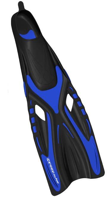 From the warm Indian ocean right down to the cold Atlantic Reef Pro Power diving fin (Closed heel) The Reef Pro-Power Dive Fin is a powerful fin by nature with its rigid and robust blade, it is