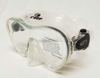 The S-View mask is also unique as it has no plastic frame, the Silicone is moulded around the lens making the