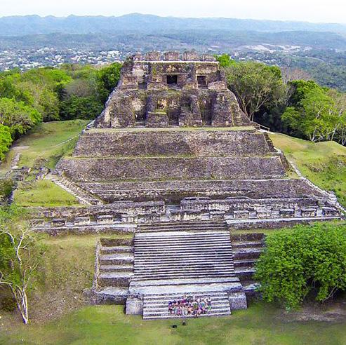 ADVENTURE STARTS HERE Xunantunich (Stone Maiden) & Blue Hole National Park Enjoy the orange farms, banana farms and a good view of our Maya Mountains, during the three hour drive through the
