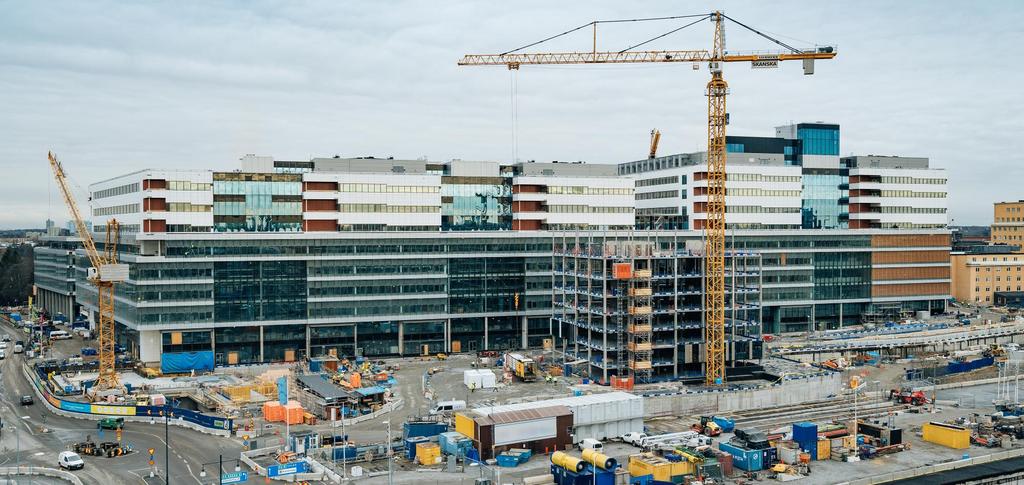 Nya Karolinska Solna Stockholm, Sweden The new university hospital will open its doors