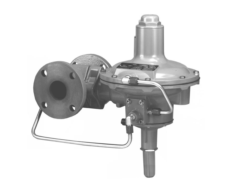 September 12 299H Series Pressure Reducing Regulators Inlet Pressure up to psig / 1 bar Compact ±1% Accuracy for Fixed Factor Billing (PFM) Rugged Construction Integral Pilot Easy to Maintain W713