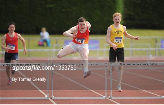 O Connor starred at the SIAB Schools International the previous day winning the javelin with an Irish Youth record of 49.26m.