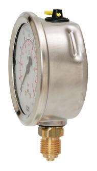 Ed.17.01 Application Industrial pressure gauge with liquid filling. Intented where pulsation or vibration exists.