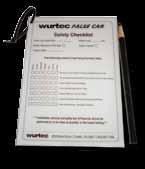 Choose Your ccessories 3 False Car Safety Checklist #11-301-CKLIST Wurtec s false car safety check list has been designed as