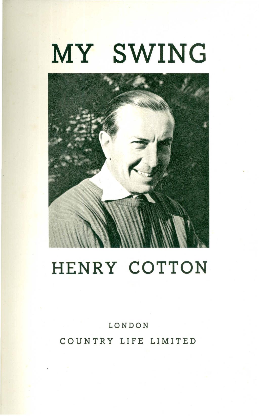 MY SWING HENRY COTTON