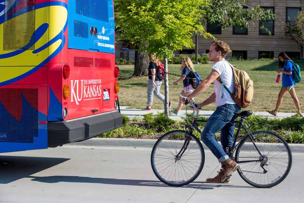PRIORITY RECOMMENDATIONS UNIVERSITY OF KANSAS/MARKETING COMMUNICATIONS Short-term Identify funding for and hire a Campus Bicycle Coordinator Establish review process for all construction projects to