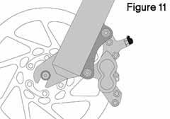11) and linear-pull brakes (Fig. 12), are extremely powerful. Take extra care in becoming familiar with these brakes and exercise particular care when using them.