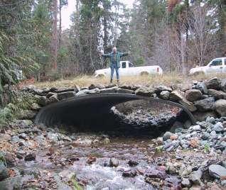 Stream Simulation High Gradient Culvert Design Premise: provide a channel through the structure that will present no more of a challenge to organisms than the natural