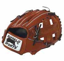 00 Highest Grade ull Cowhide glove. vailable in RHT or LHT. WHICH HND THROW? Please specify left or right hand throw when ordering. Buffalo LHT gloves are red!