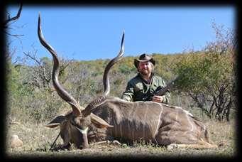Dudley s dream animal was a Kudu and after a couple of days of walk and stalk hunting, he was presented the opportunity to make his African